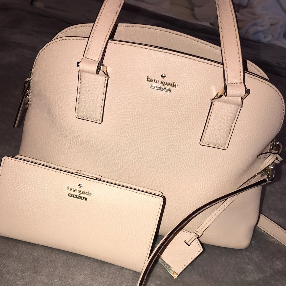Kate Spade bag and matching wallet